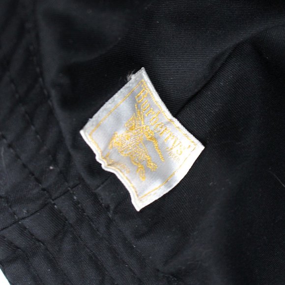 Burberry Tan Nova Check Banded Stitched Brim Bucket Hat OS Red Plaid Vintage - Picture 6 of 6